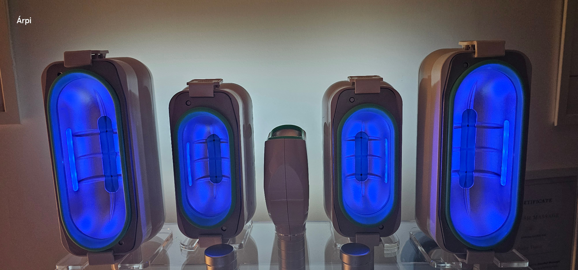 Cryo kezelőfejek sorban